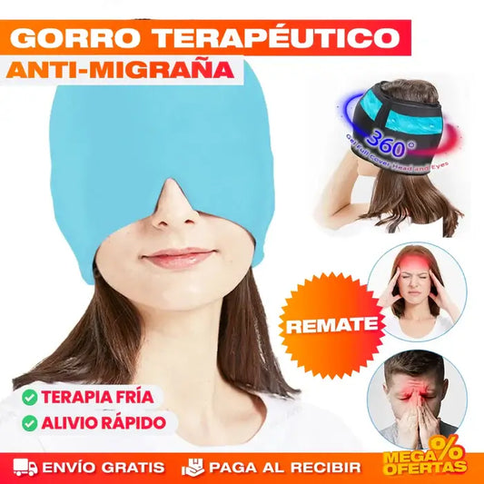 ¡GORRO PARA ALIVIAR MIGRAÑA Y ANSIEDAD!